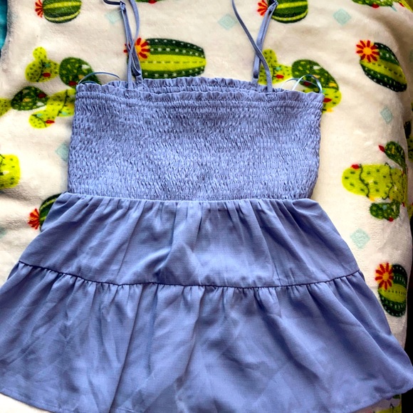 Paper Crane Tops - Purplish/ blue tank top